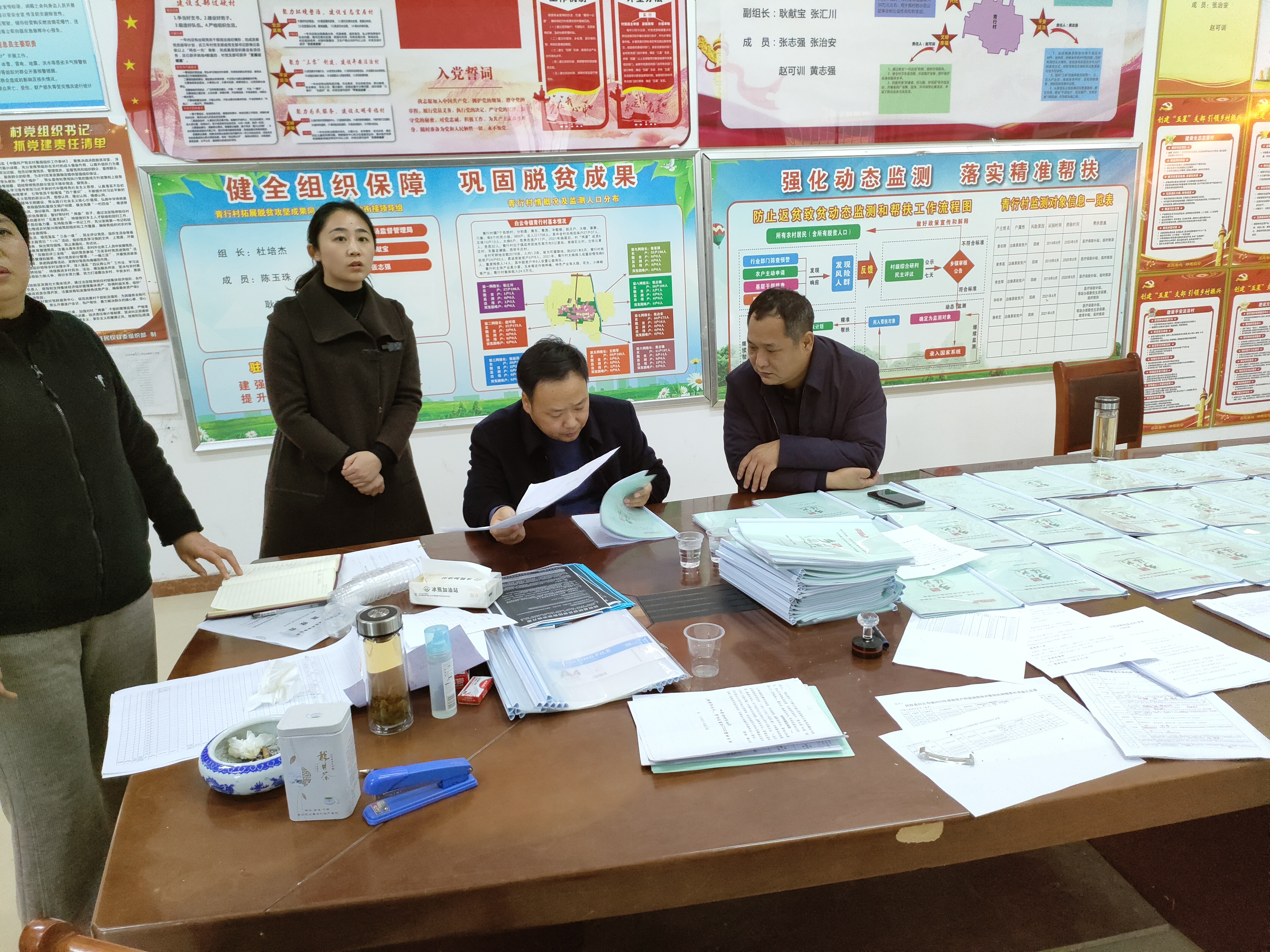 常务副县长李卫政到白云寺镇督导巩固拓展脱贫攻坚、重点项目工作