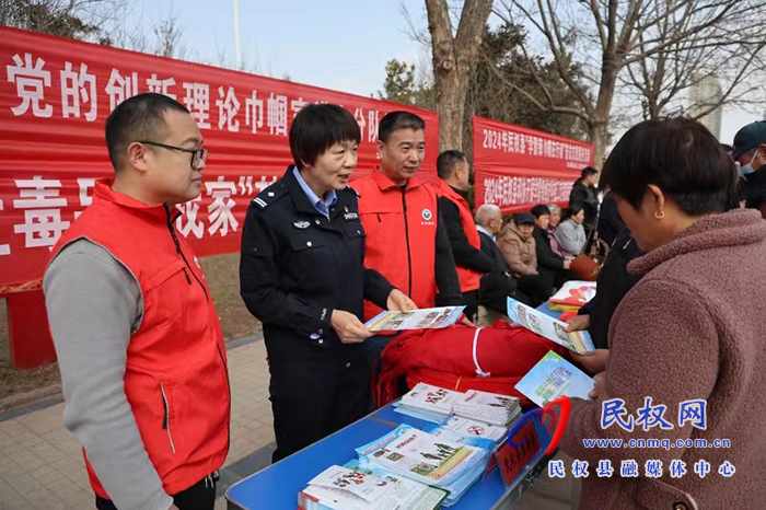 民权县公安局开展禁毒宣传活动