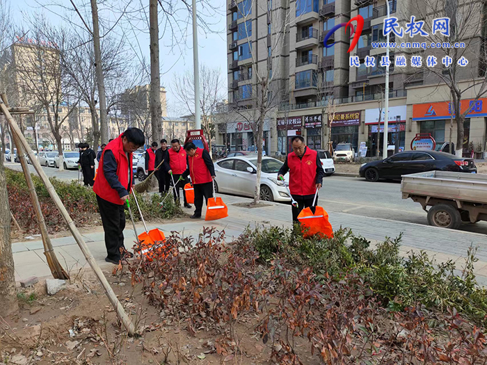 县政协主席周明河带队到责任区域开展 卫生清扫活动