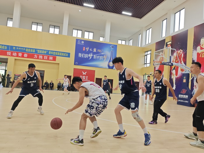2024年民权县“悠然居杯”青年篮球赛热力开赛