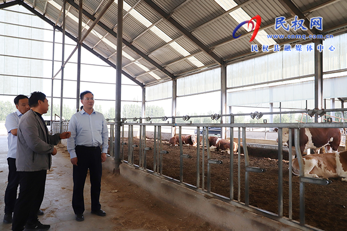 县委副布告、县长王景义调研畜牧业高品质睁开使命