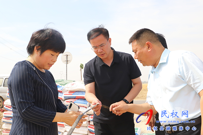 县委副书记、县长王景义调研抗旱抢种保苗、农业产业结构调整等工作