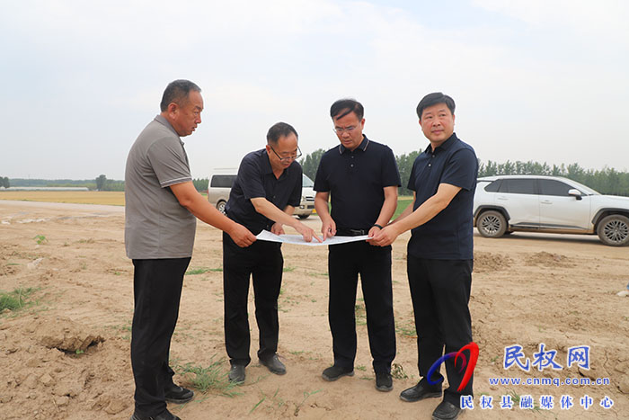 县委副书记、县长王景义调研河道疏通清障暨灌溉调水工作