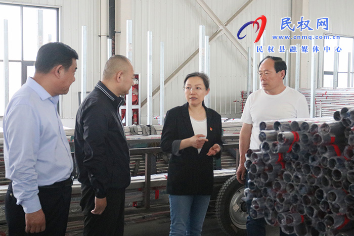 县委书记王静娴调研企业运行和安全生产工作