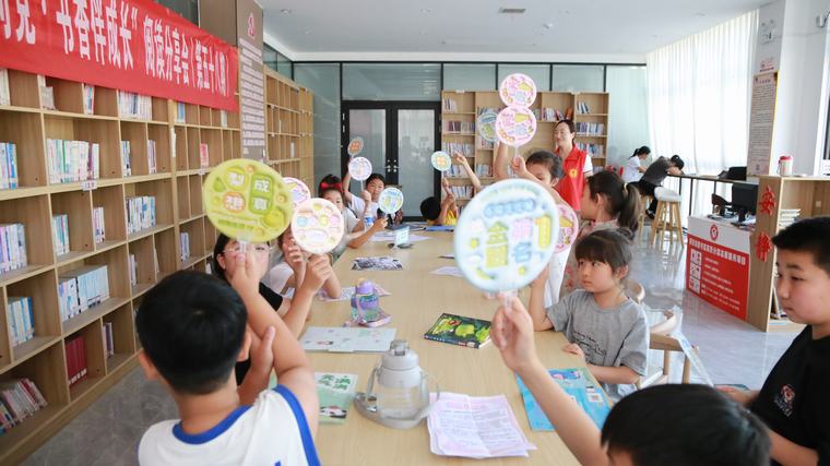 民权县图书馆举办2025年第七期“童心向党·书香伴成长”阅读分享会活动（总第58期）