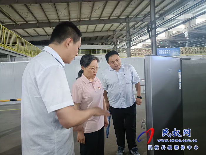 县委书记王静娴调研企业生产运行情况