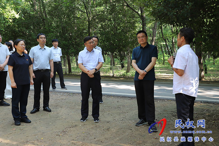 省自然资源厅调研组到民调研