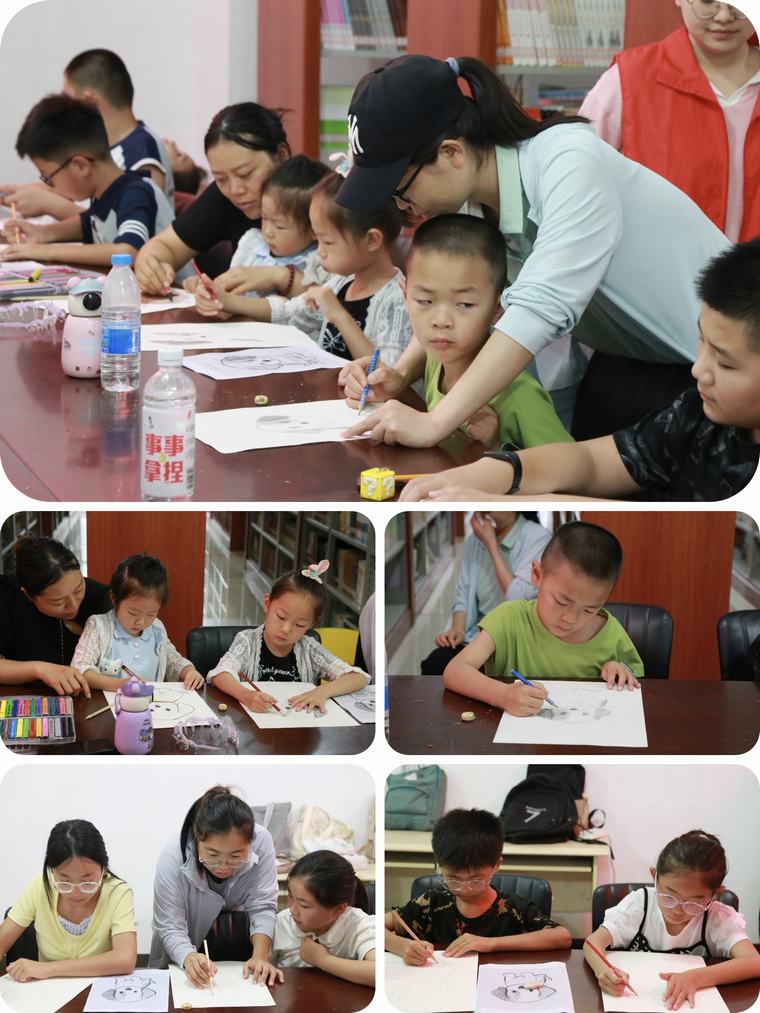 民权县图书馆举办“书中色彩，画里童心”公益绘画培训