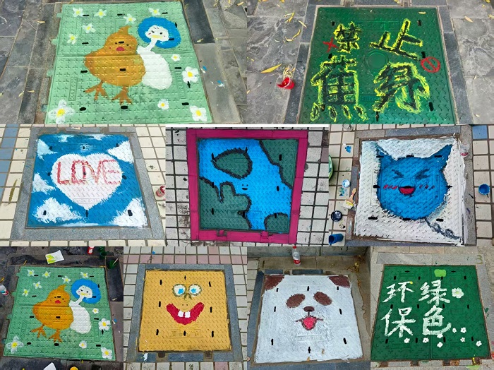 团县委携手希望美术教育开展 “井上添花，美丽民权” 志愿服务活动