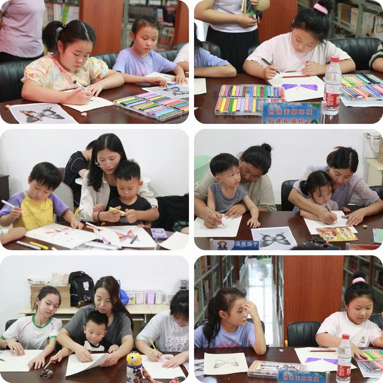 民权县图书馆举办2025年第六期“画从书中来——阅绘悦美”公益绘画培训（总第26期）