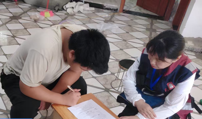 人和镇中心卫生院健康素养调查工作纪实
