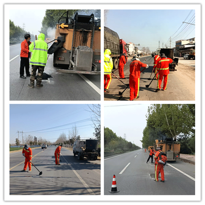 民权县公路事业发展中心集中开展冬季干线公路病害处置工作 民权县公路事业发展中心集中开展冬季干线公路病害处置工作