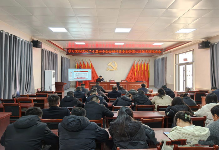 学习贯彻党的二十届四中全会精神县委宣讲团到双塔镇宣讲