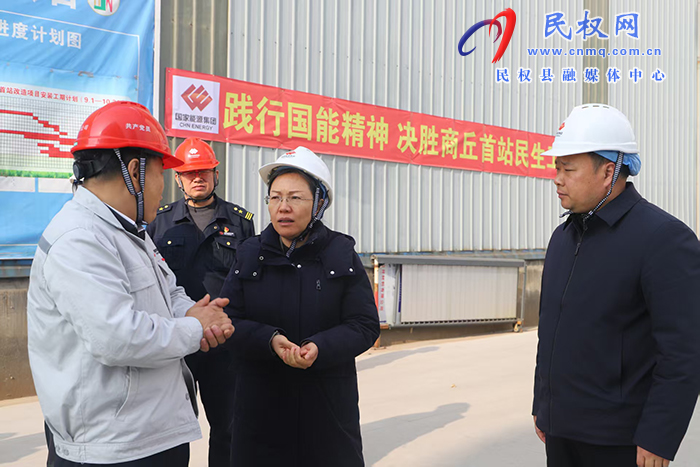 县委书记王静娴到国电民权热电有限公司调研“引热入商”、环境保护、安全生产工作