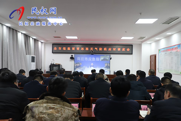 全市低温雨雪冰冻天气防范应对调度会召开