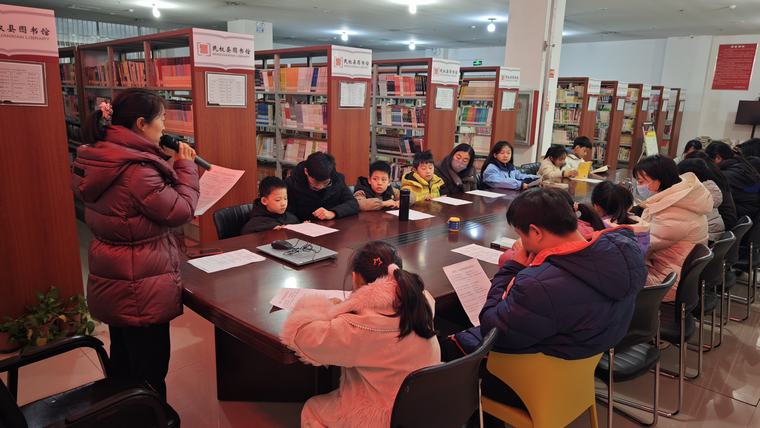 民权县图书馆举办2026年第二期“美文同诵”朗诵技巧公益讲座（总第65期）