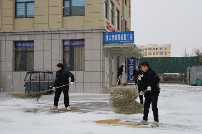 民权县疾病预防控制中心积极应对低温雨雪天气 全力扫雪除冰保障安全 民权县疾病预防控制中心积极应对低温雨雪天气 全力扫雪除冰保障安全
