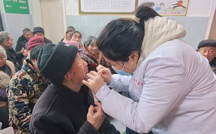 民权县林七乡卫生院义诊服务暖民心 民权县林七乡卫生院义诊服务暖民心