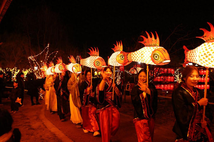 民权县“水乡任庄”新春大集璀璨启幕