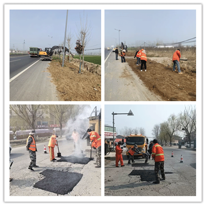 民权县公路事业发展中心全面开启干线公路春季养护会战模式