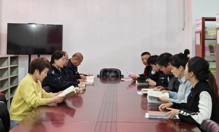 全民阅读活动周 | 民权县开展警民共读筑初心读书会