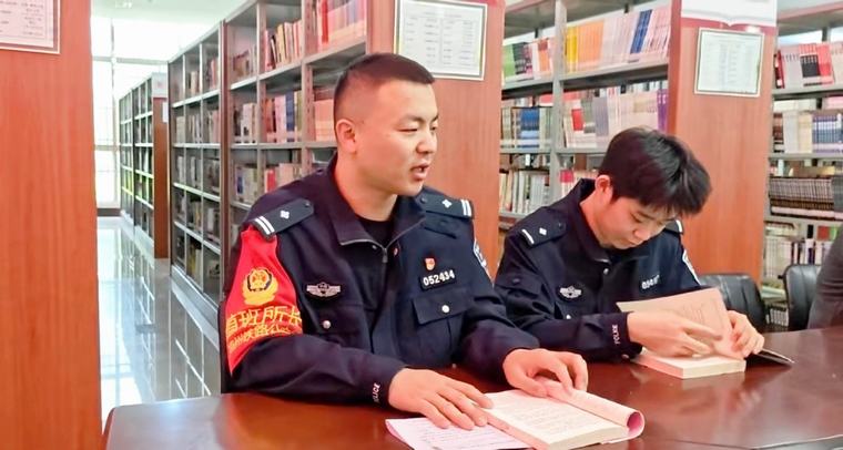 全民阅读活动周 | 民权县开展警民共读筑初心读书会