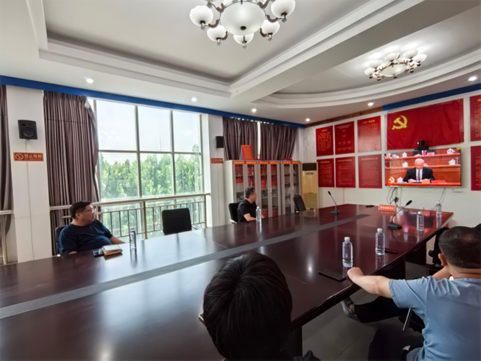 民权县粮食收购储备中心收听收看庆祝中国共产党成立105周年大会