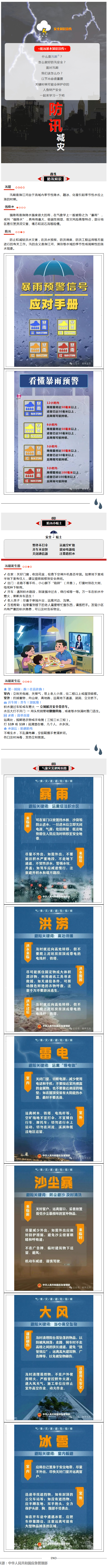 防汛不松懈，安全我先行——防汛安全小知识