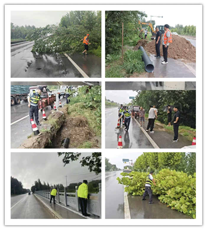 民权县公路事业发展中深入开展干线公路雨后复查工作