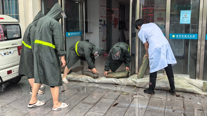 民权县南华街道卫生院扎实推进防汛抢险工作